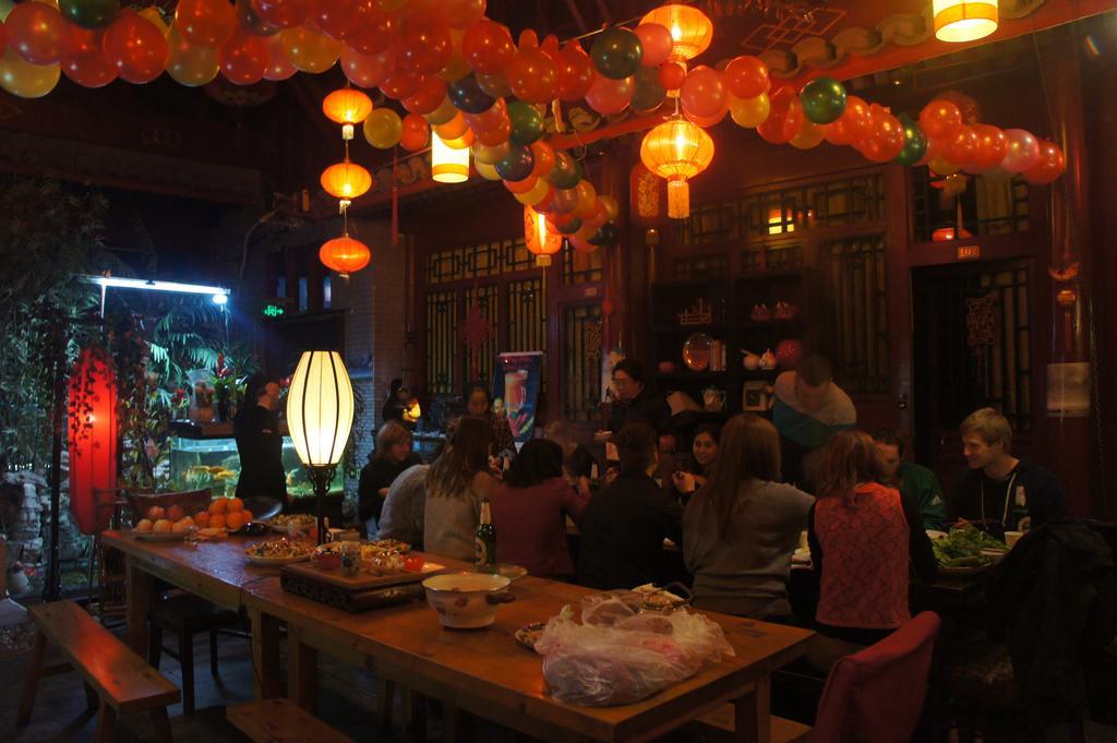 Red Lantern House Hostel Beijing Exterior foto